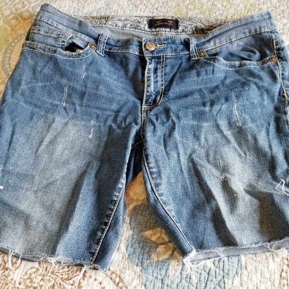 7 For All Mankind Pants - Seven7 cut off denim shorts
